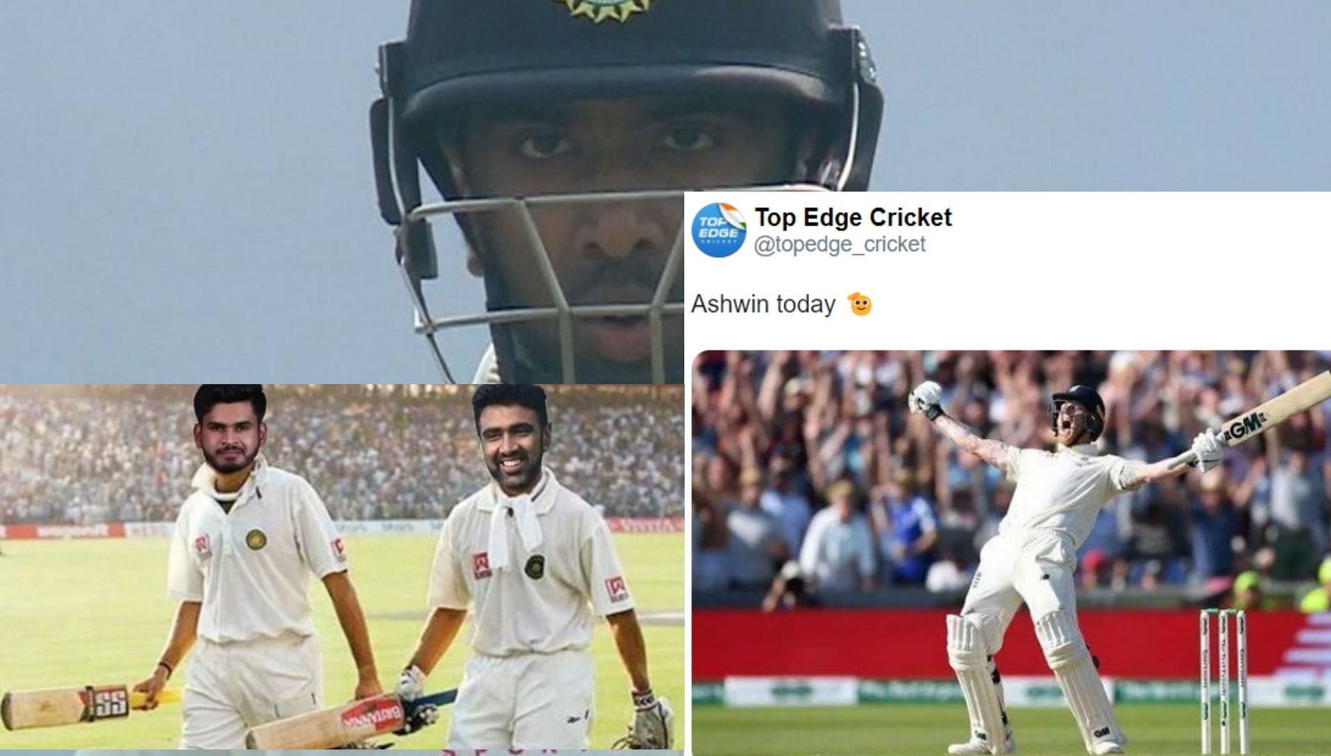Fans hail Ashwin and Shreyas Iyer for bailing out India in the 2nd Test. 