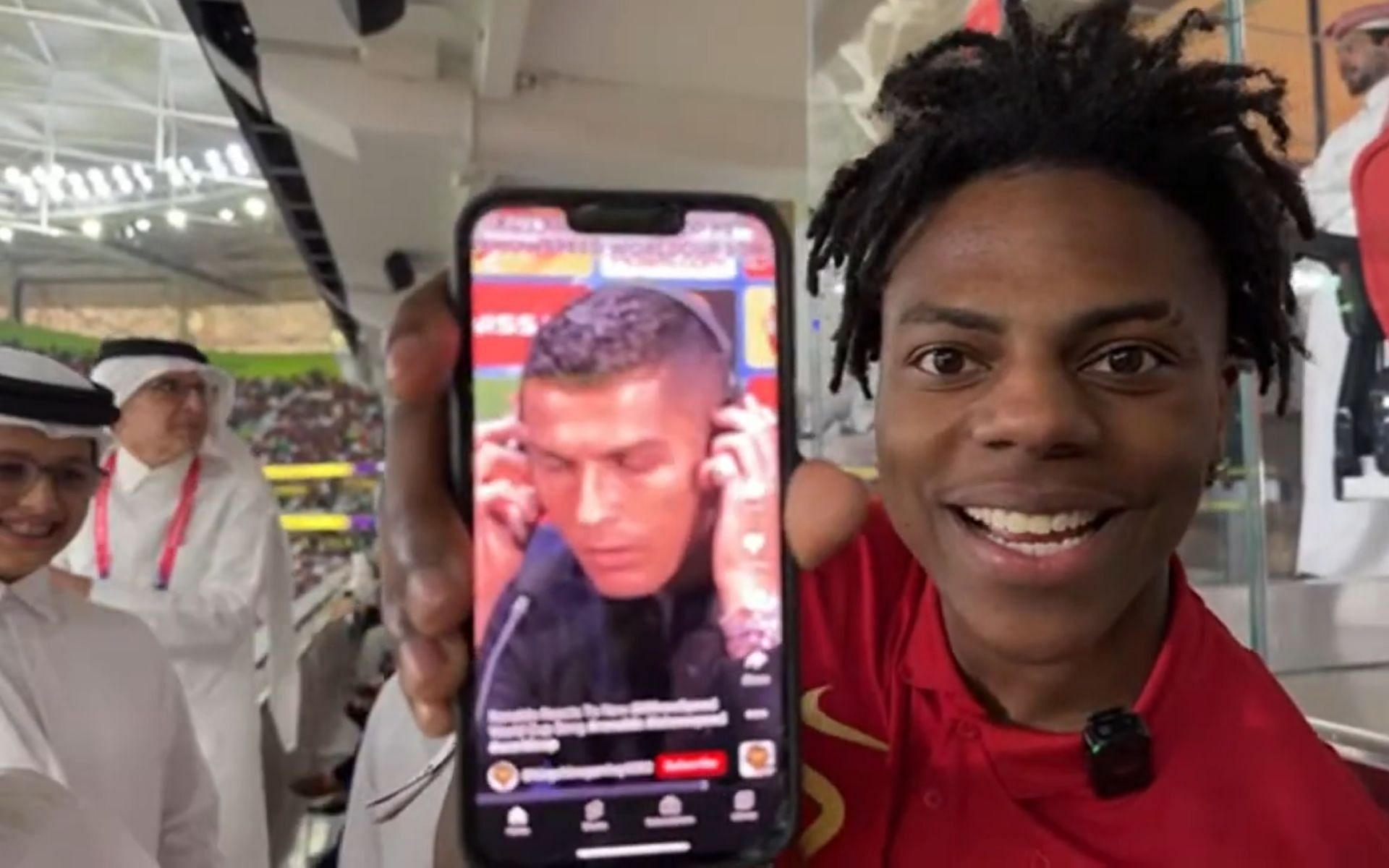 Cristiano Ronaldo's fan r IShowSpeed shocks the internet