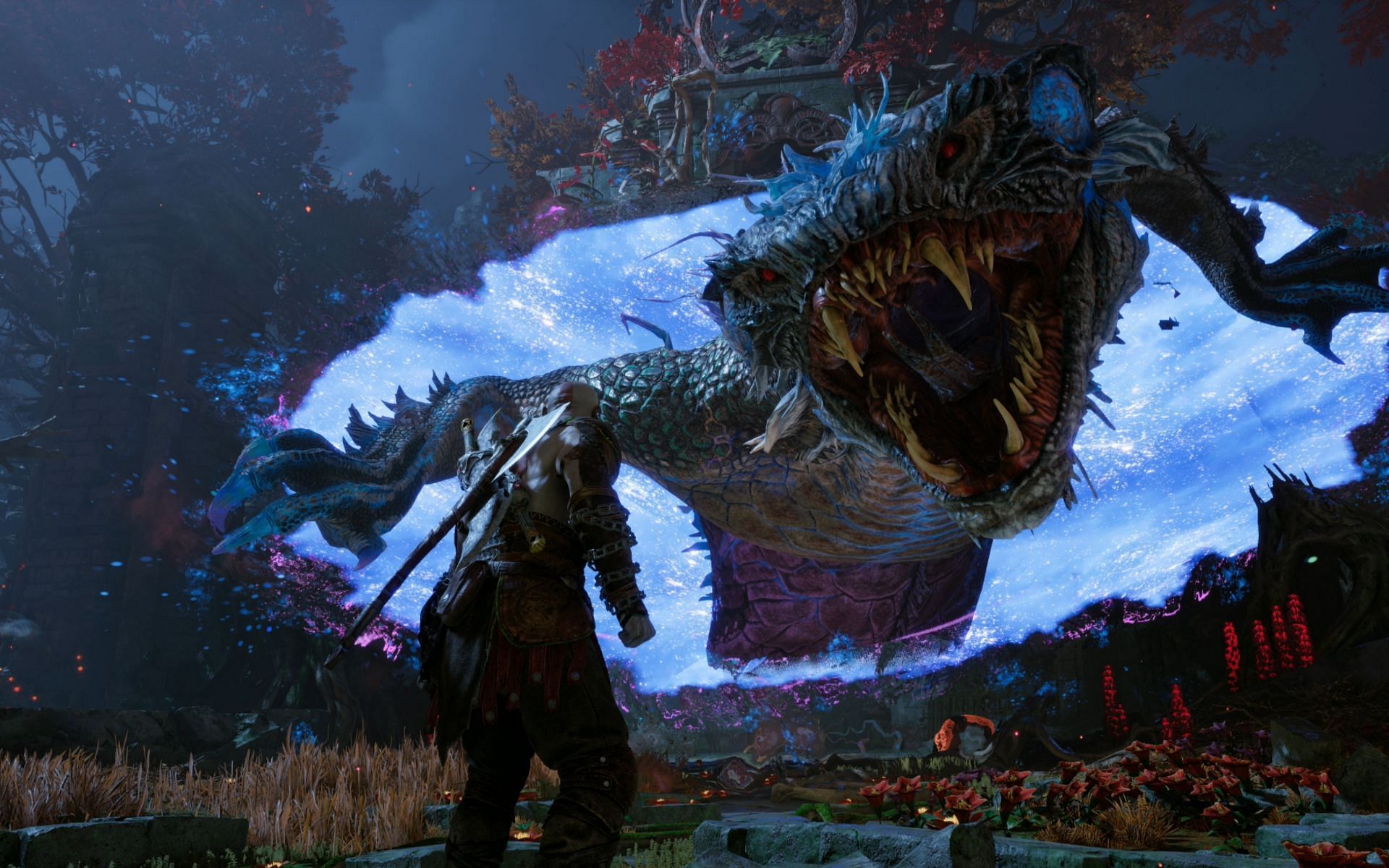Videogame Photo of the Day – Epic God of War Dragon Wallpaper By Thiennh2