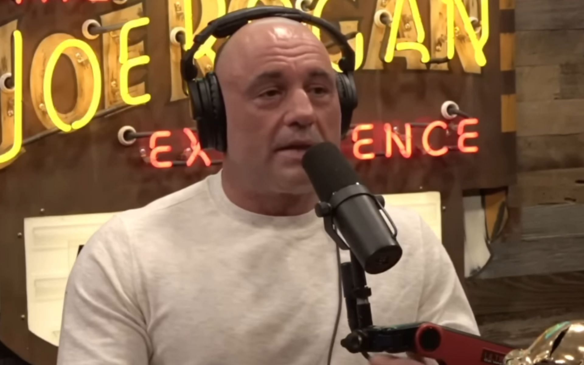 Joe Rogan discussing Elon Musk firing majority of Twitter workforce (Photo credit: JRE &amp; the Fam)