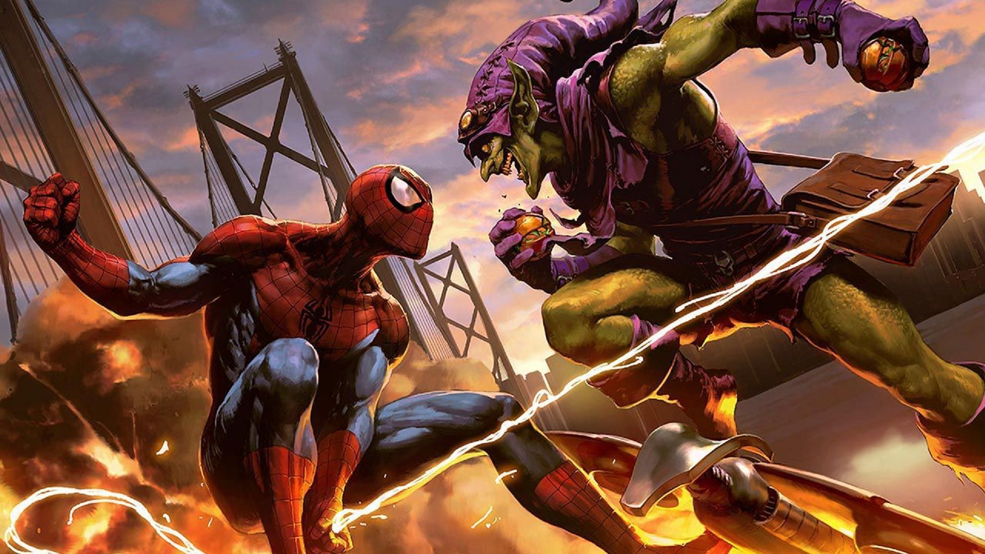 Spider-Man vs Green Goblin (image via Marvel)