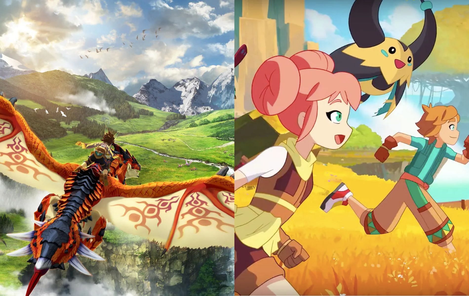 Itching for some monster catching adventures? Read along to discover some new titles beyond the Pokemon franchise (Images via Capcom and Crema)