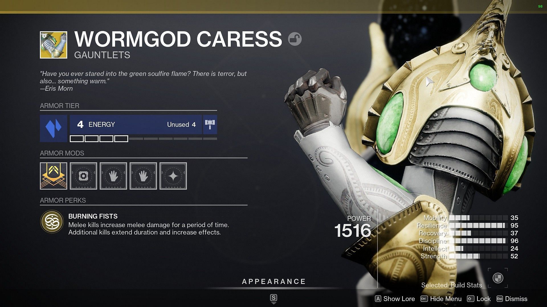 Wormgod Caress (Image via Destiny 2)