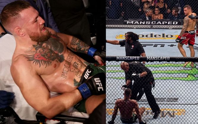 Conor McGregor claims he ate "not one calf kick" in Dustin Poirier trilogy