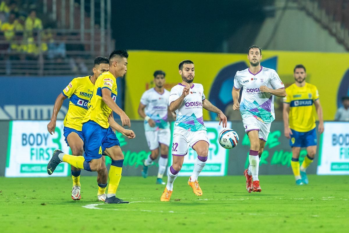 Victor Rodriguez didn't have a good game (Image courtesy: ISL Media)