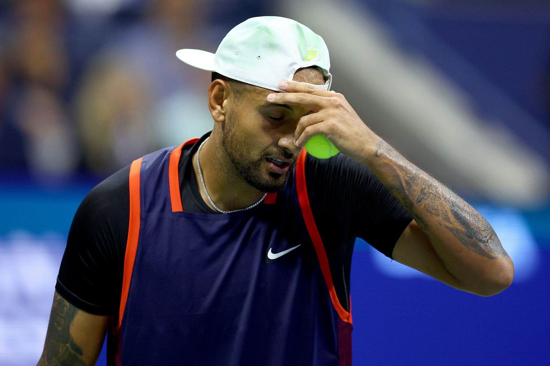 Nick Kyrgios at the 2022 US Open. (PC: Getty Images)