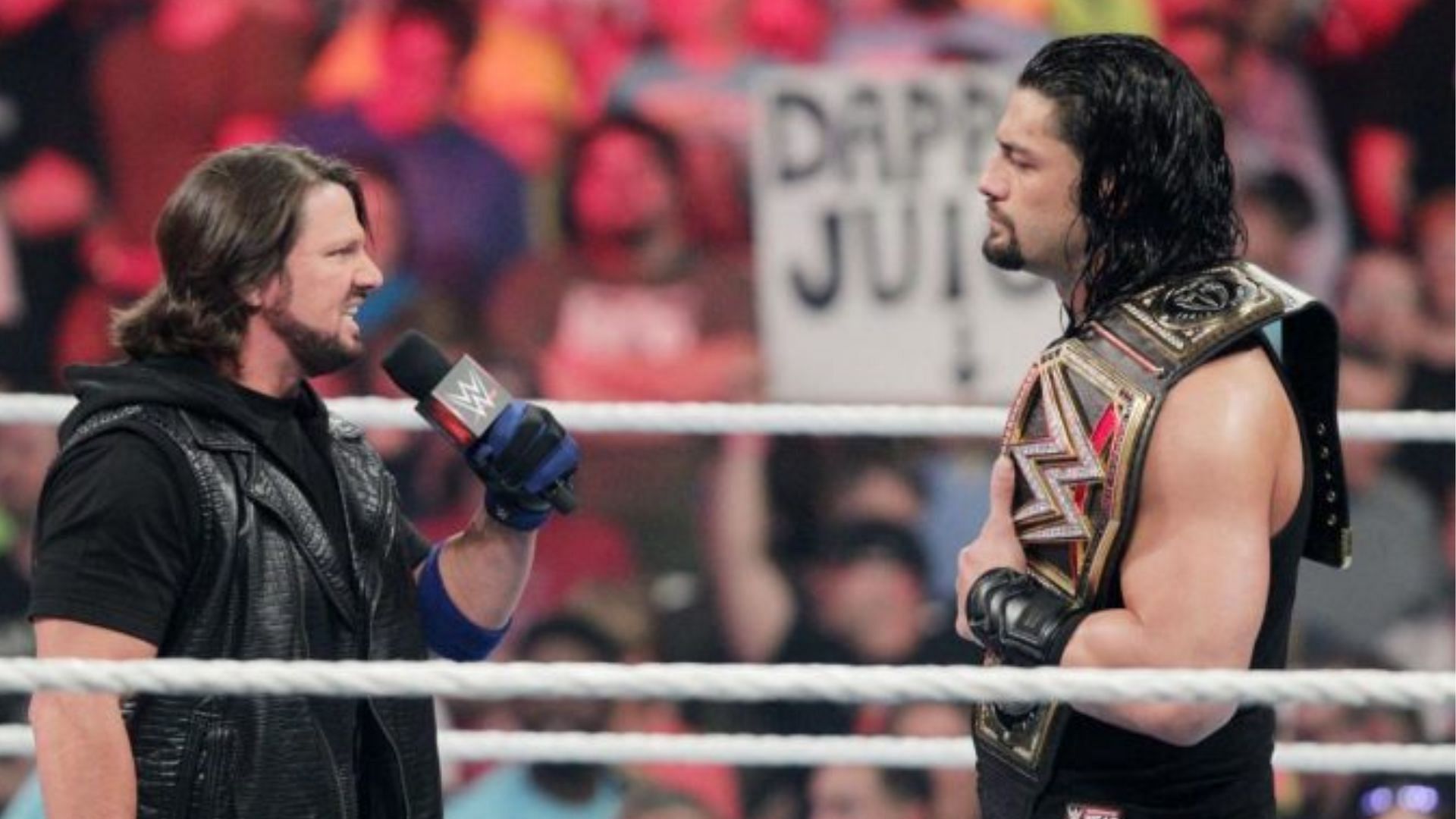The last time AJ Styles met Roman Reigns...