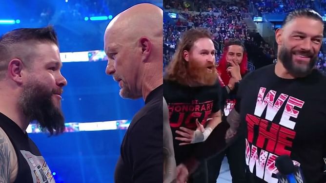 "Or even better. Stone Cold Steve Austin" - Twitter predicts Kevin Owens' mystery partner against Roman Reigns and Sami Zayn