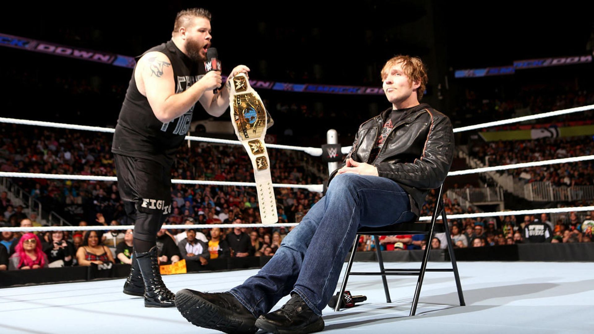 Kevin Owens and Dean Ambrose had a remarkable feud over the title on Friday Nights