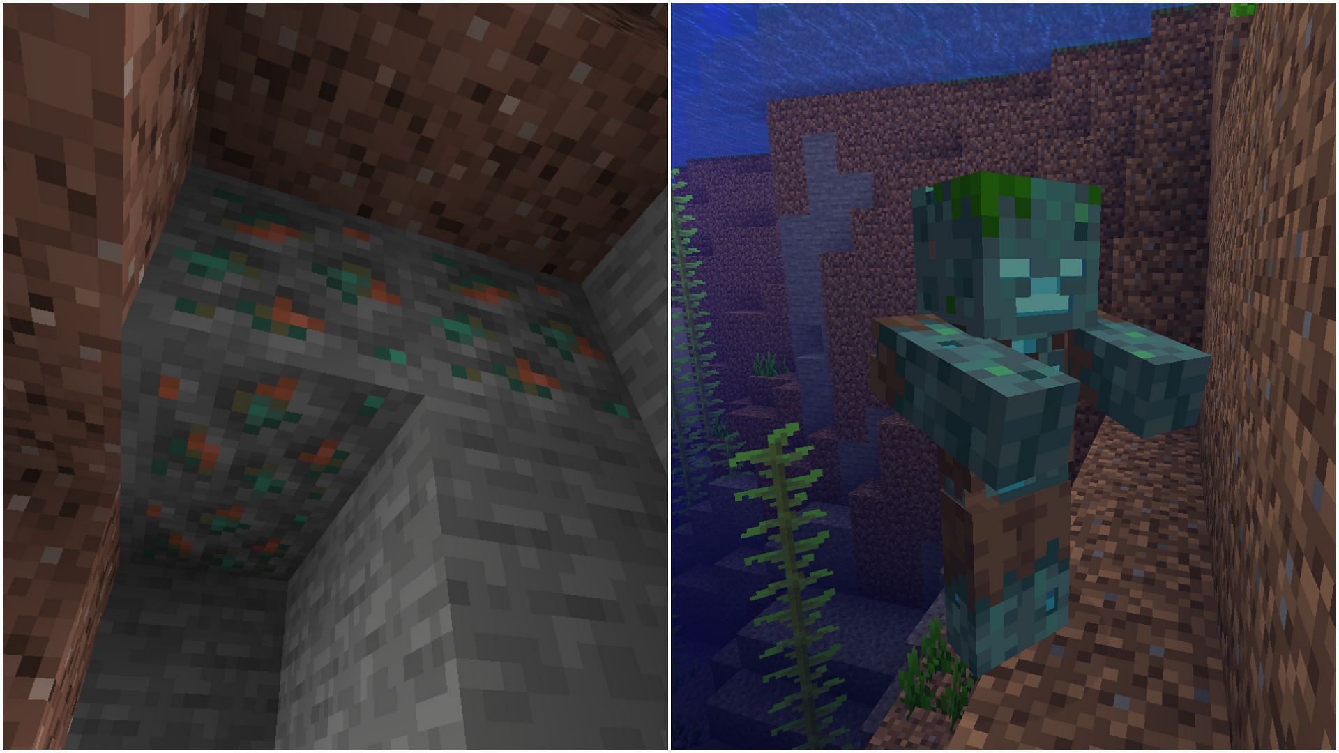 There are mainly two ways to find copper in Minecraft 1.19 (Image via Mojang)