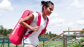 Emma Raducanu begins training at Tanglin Club in Singapore ahead of 2023 Australian Open
