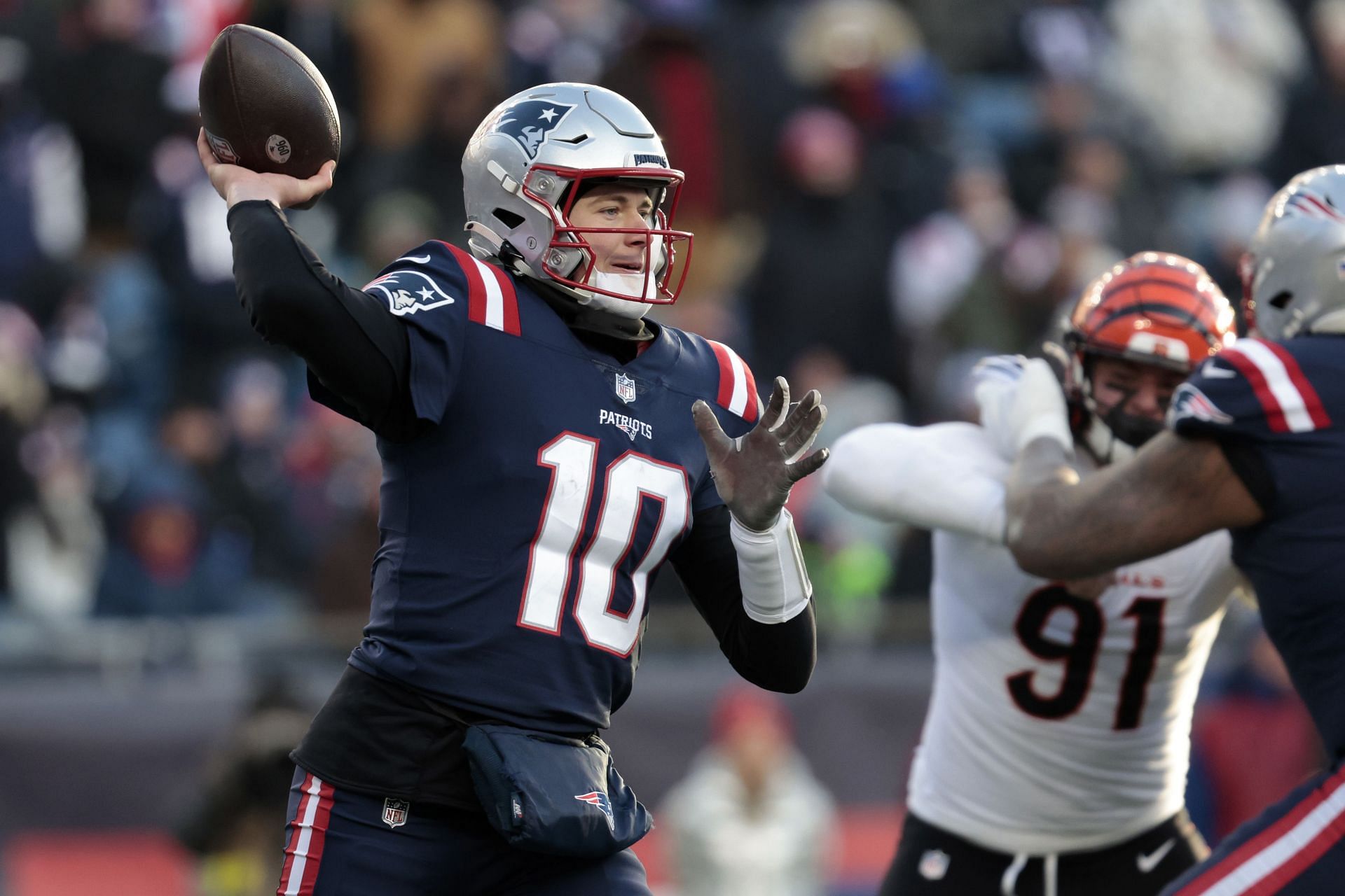 Mac Jones: Cincinnati Bengals v New England Patriots