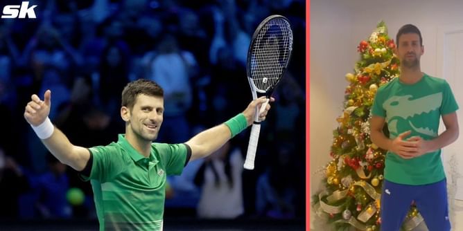 WATCH: Novak Djokovic expresses excitement for World Tennis League and conveys Christmas wishes