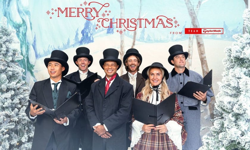 Tiger Woods, Rory McIlroy, Scottie Scheffler, and others sing ‘We Wish
