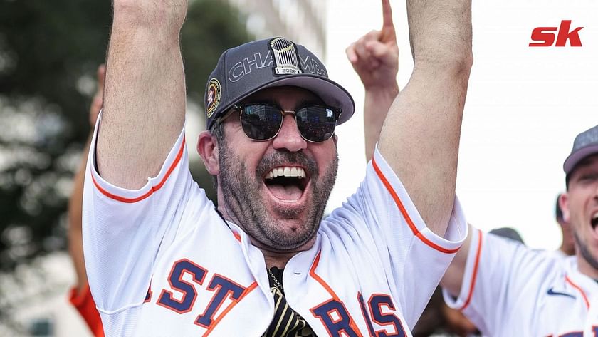 Astros' Justin Verlander at home with his 'new family