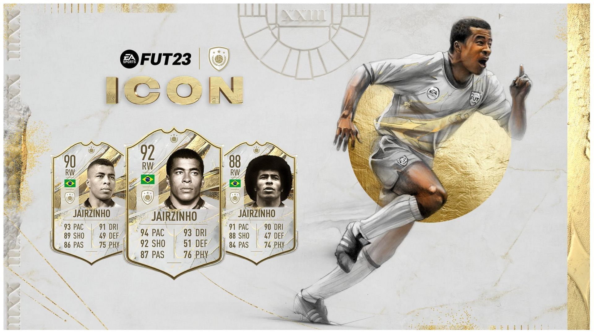 90-rated Jairzinho is available as an SBC in FIFA 23 (Image via EA Sports)