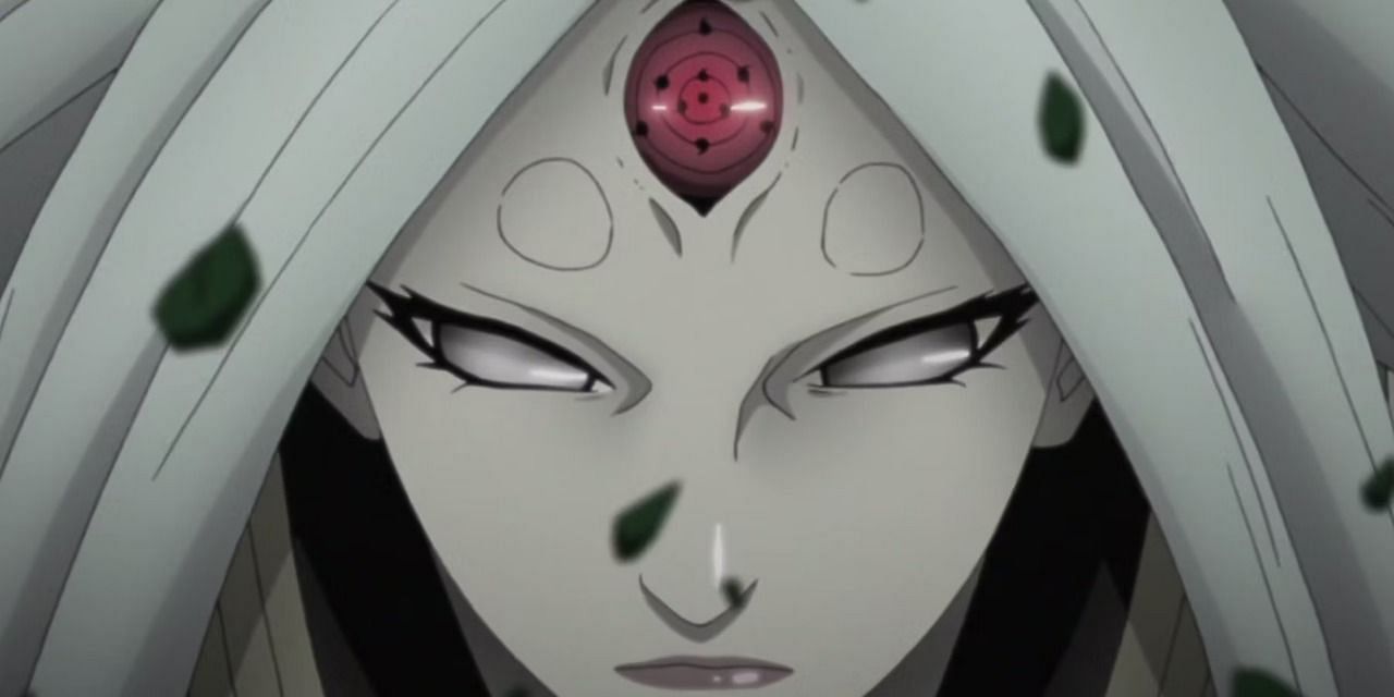 Kaguya Otsutsuki, the Mother Of Chakra, as seen in the Naruto anime (Image via Studio Pierrot)