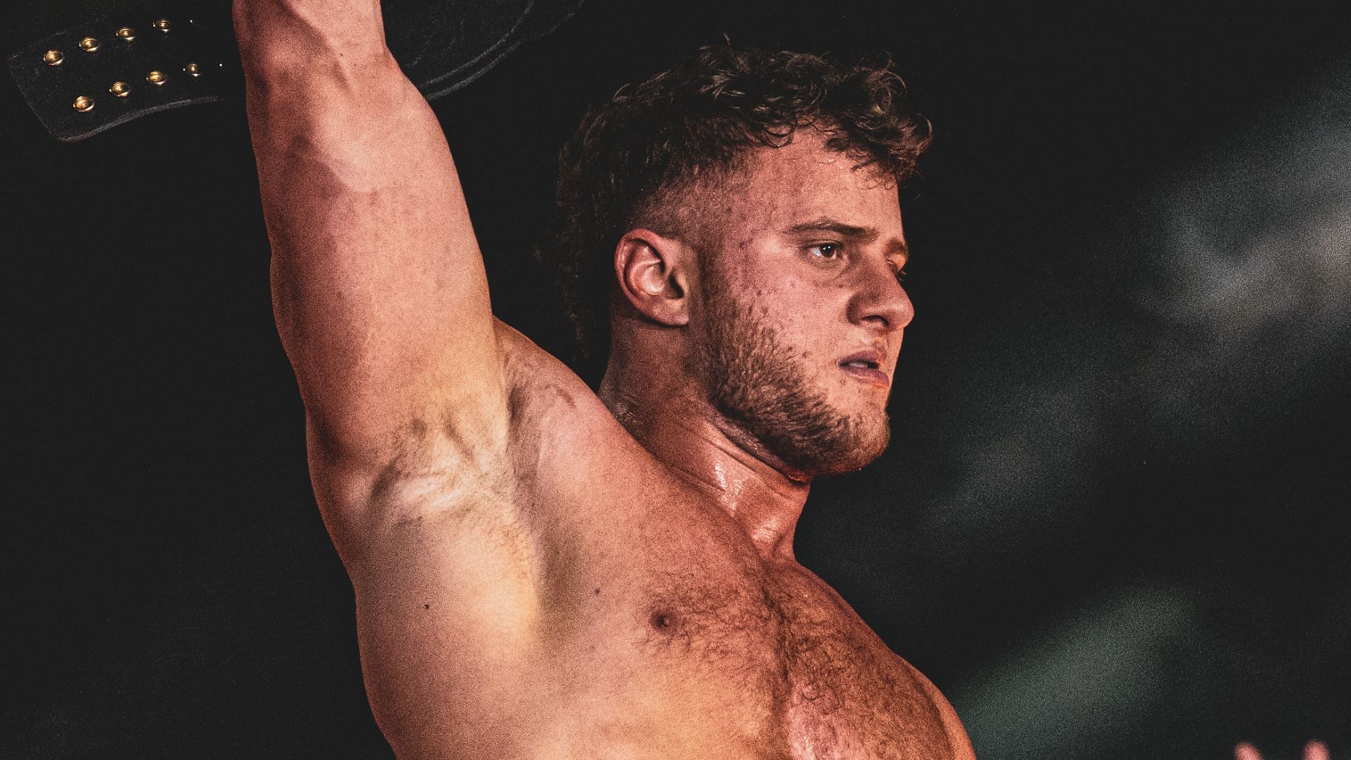 MJF after winning the AEW World Championship at Full Gear