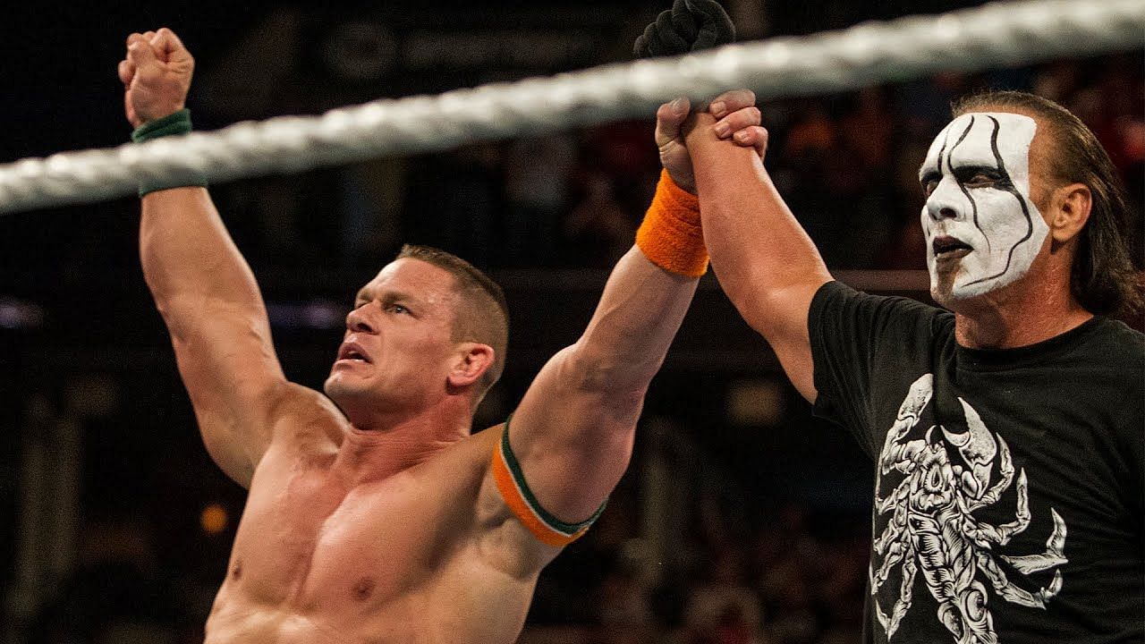 John Cena and Sting teamed up once in WWE!