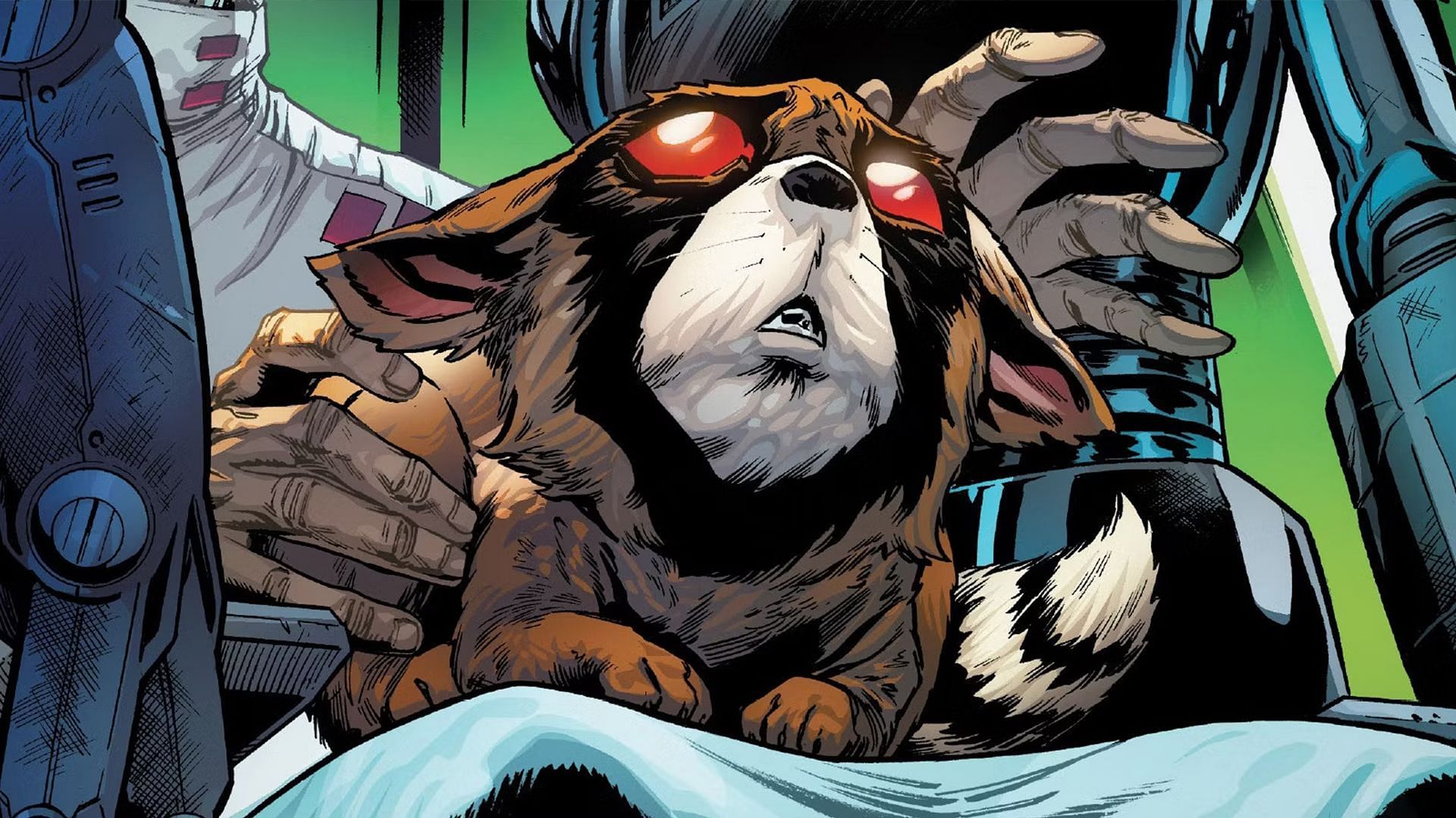 Rocket Raccoon as a baby (Image via Marvel)