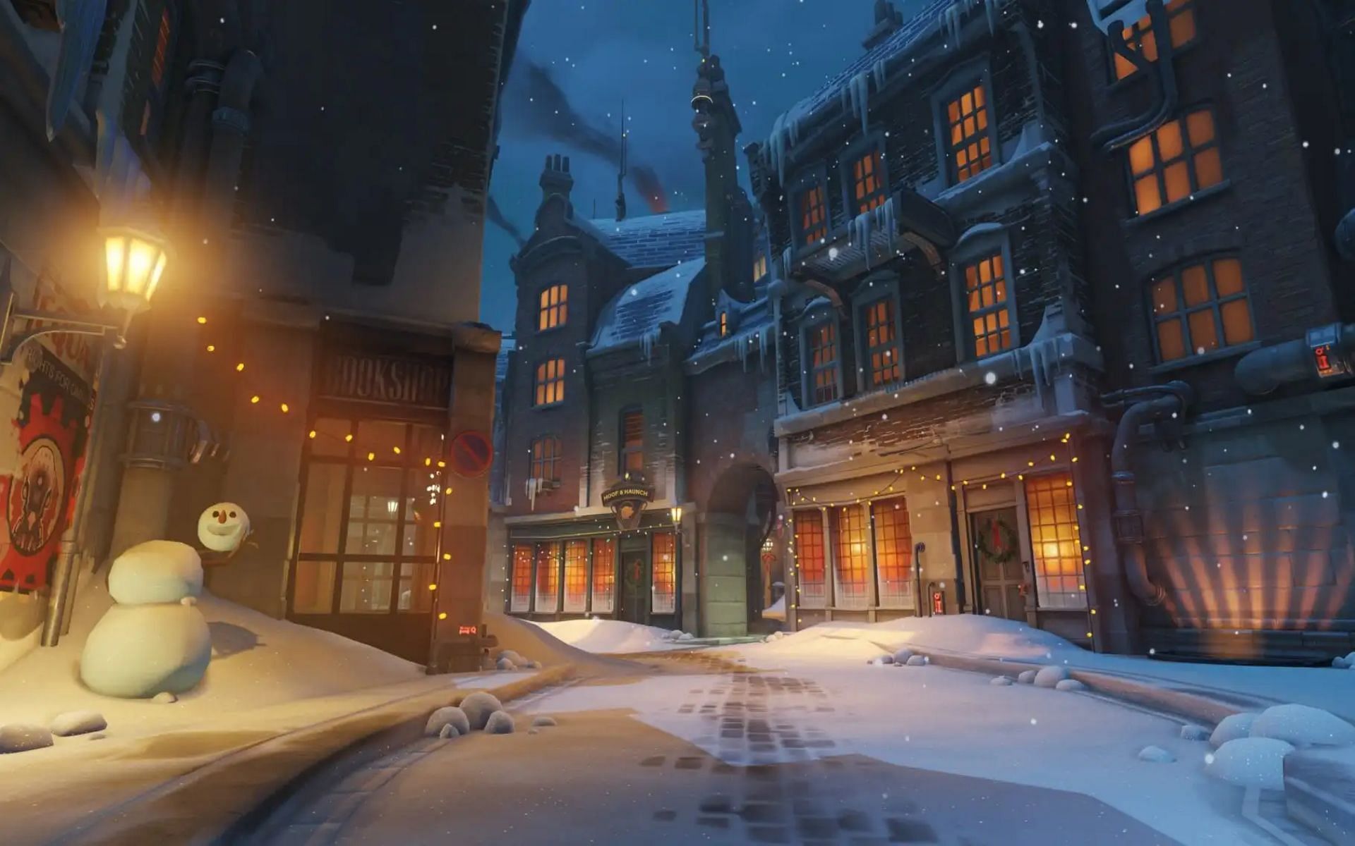 Winter Wonderland Map changes brings some esthetic effects that may be expected in this year as well (Image via Blizzard)
