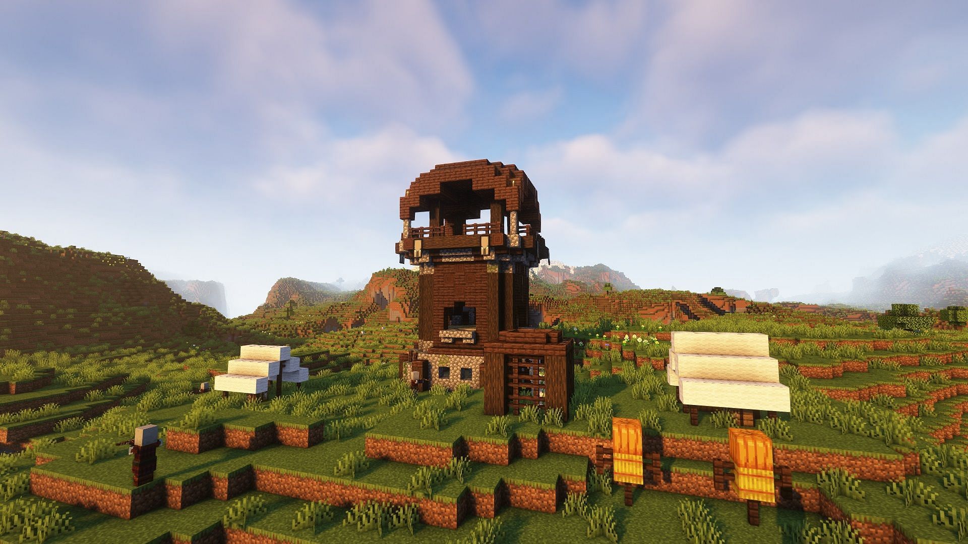 A pillager outpost (Image via Mojang)