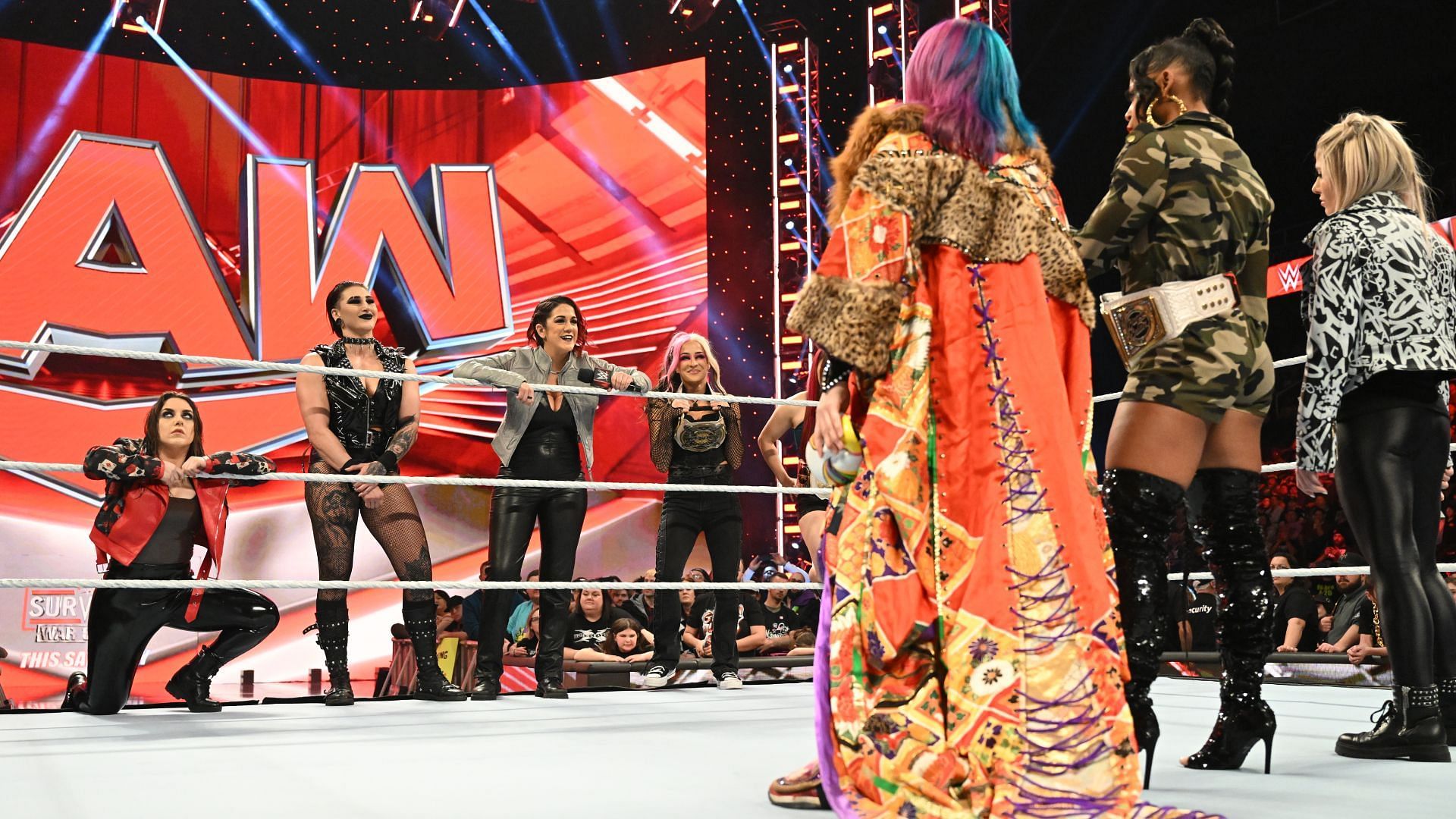 The stars of RAW&#039;s Women&#039;s Division