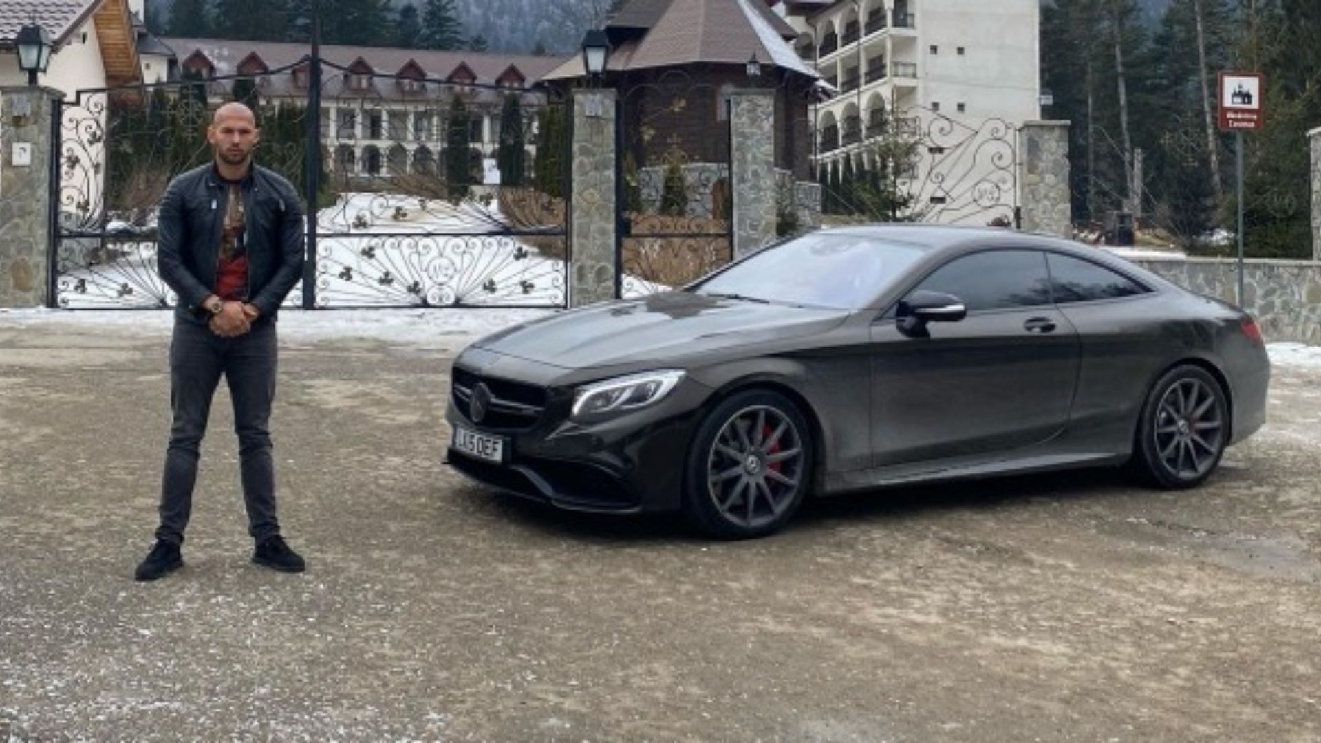 Tate&#039;s $140K Mercedes-AMG S63 Coupe (Image via Instagram)