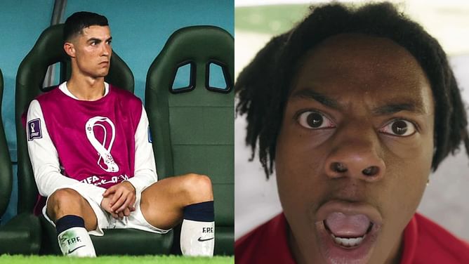 IShowSpeed travels to Qatar for Portugal vs Switzerland World Cup match but Ronaldo appears to be benched