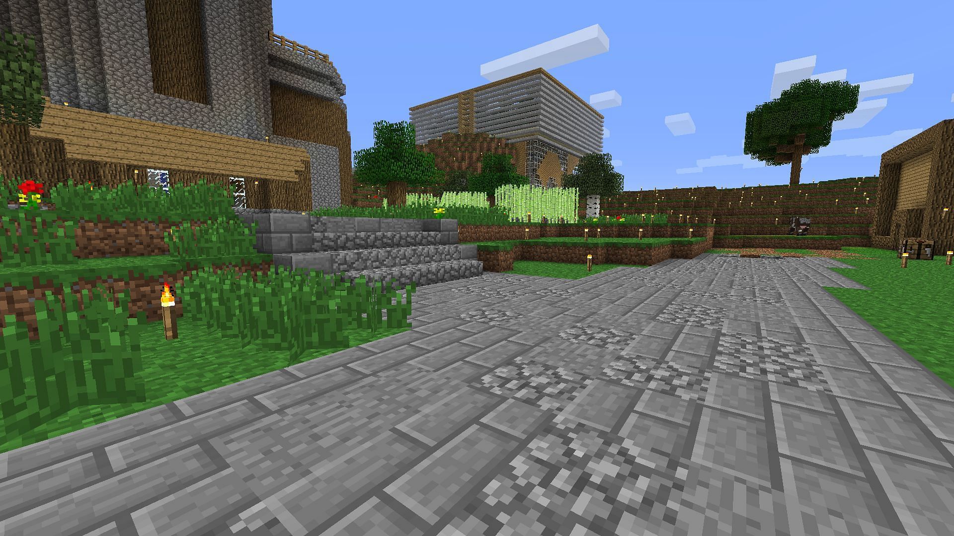 This Minecraft floor pattern is one that has stood the test of time (Image via Mojang)
