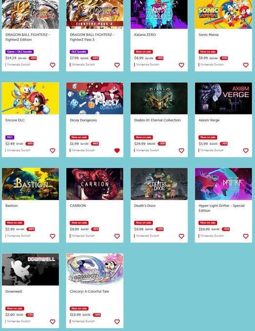 5 best game discounts from Nintendo ongoing Critically