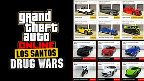 More drip feed vehicles coming to GTA Online as part of Los Santos Drug Wars, according to leaks