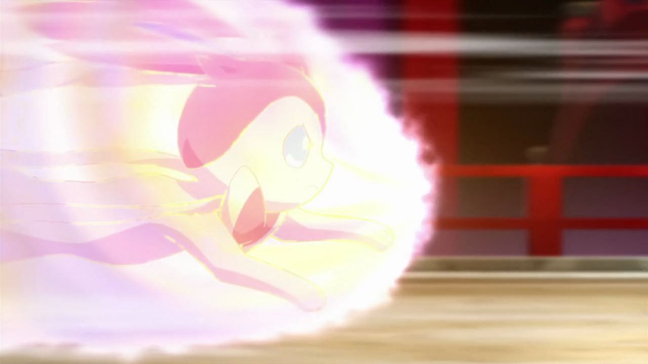 Sylveon using Giga Impact in the anime (Image via The Pokemon Company)