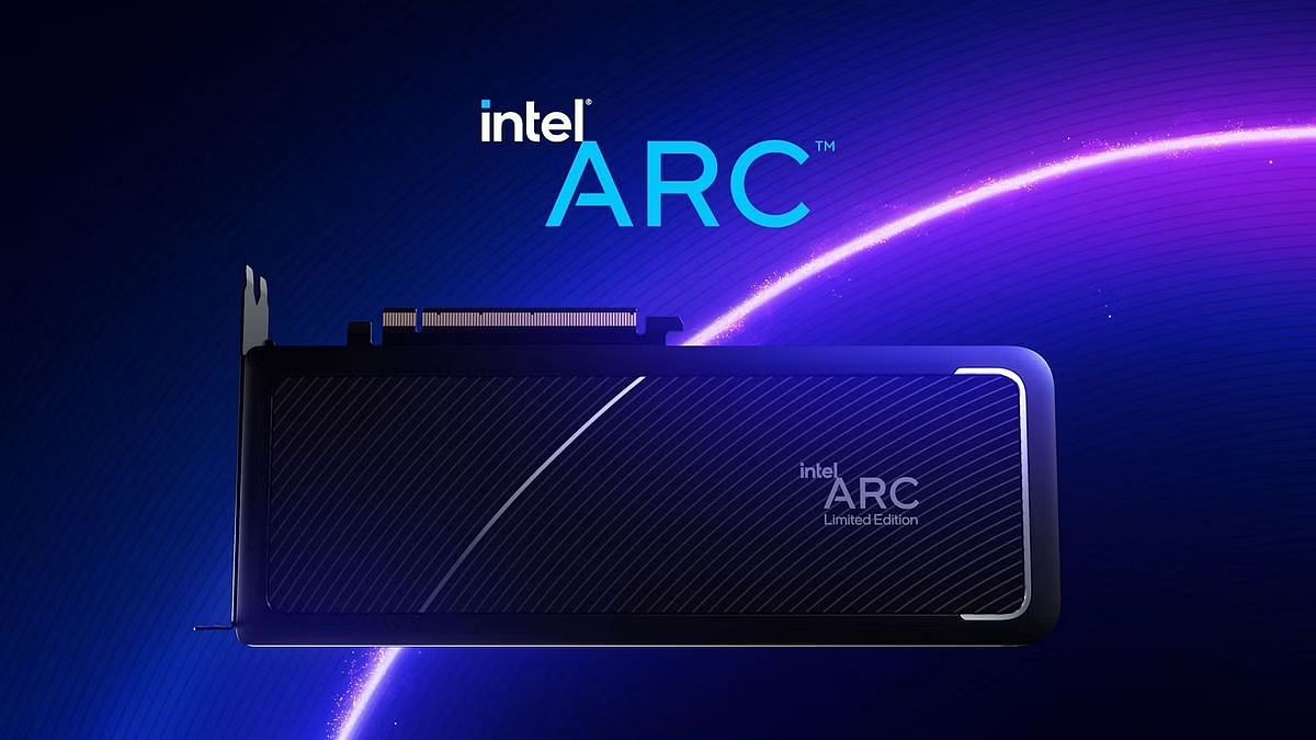 The Intel Arc A770 Limited Edition card (Image via Intel)