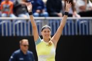 Petra Kvitova at the 2022 Rothesay International Eastbourne.