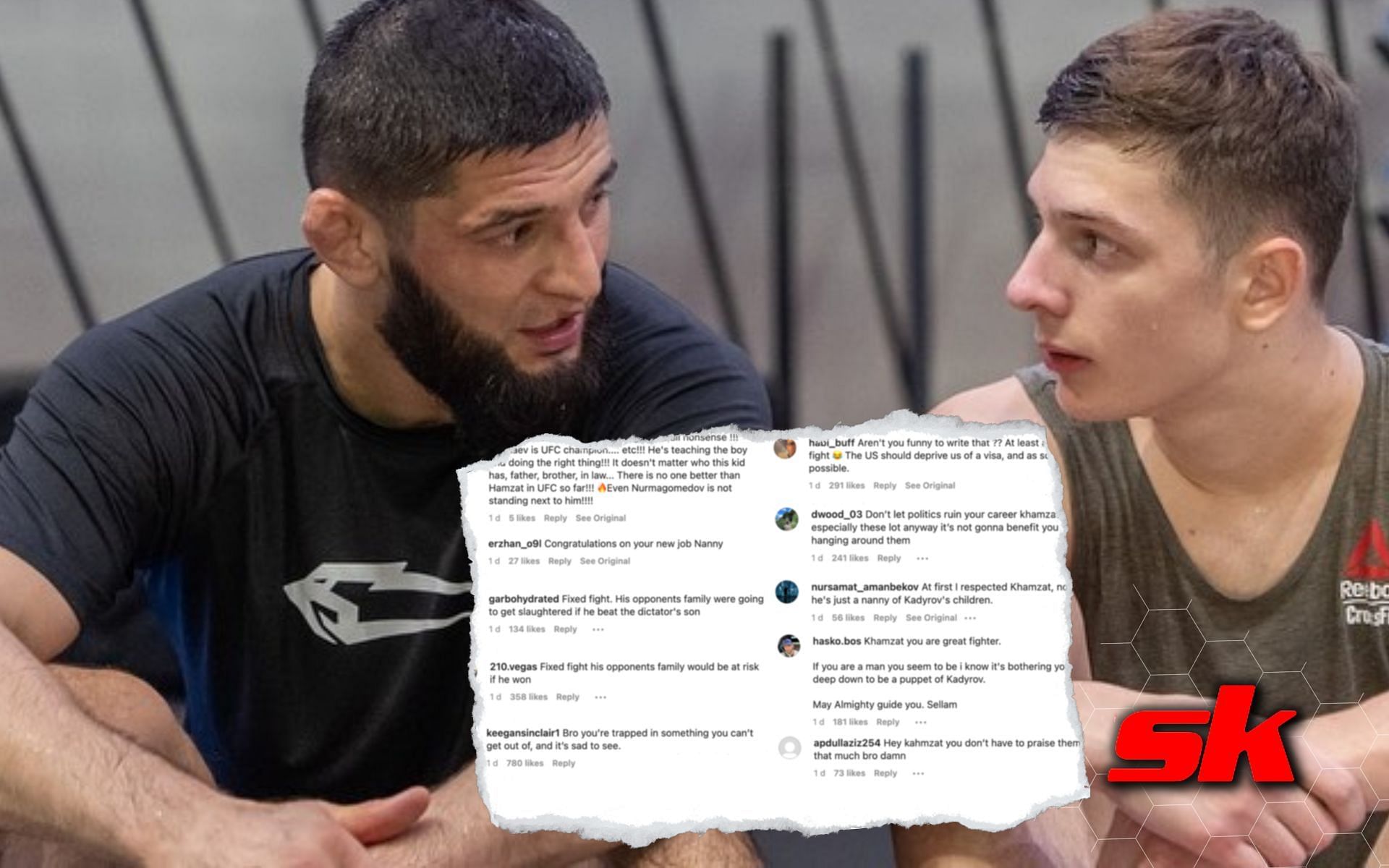 Fans React to Khamzat Chimaev Congratulating Chechen Dictator