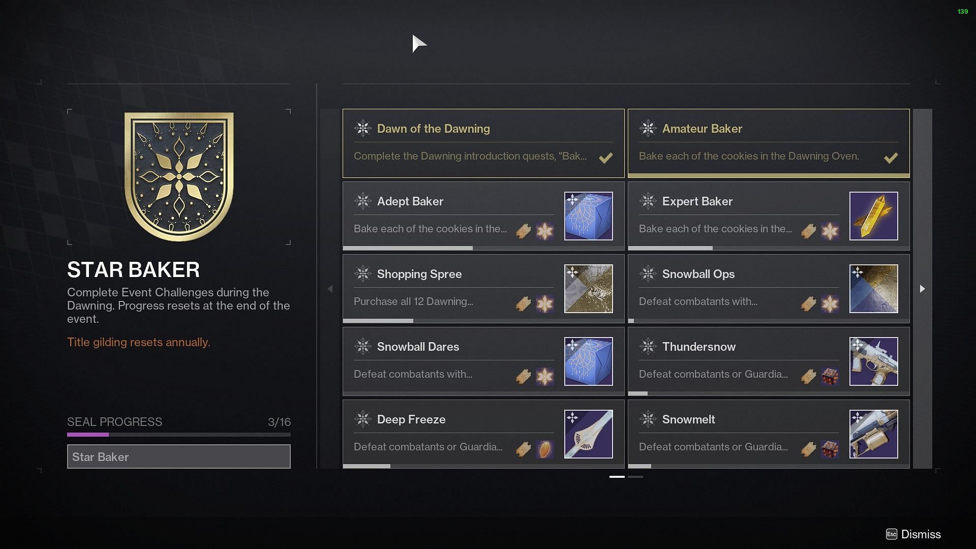 How to earn the Star Baker seal quickly and gild it in Destiny 2 ...