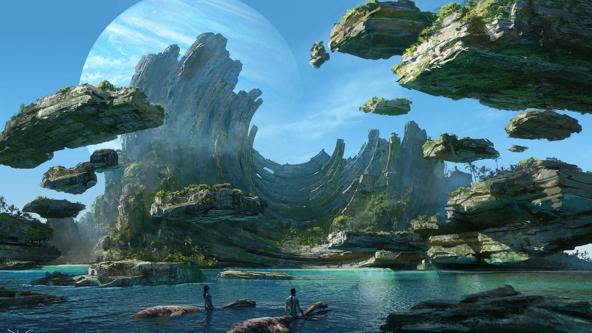 The landscape of the Metkayina reef (Image via 20th Century Studios)