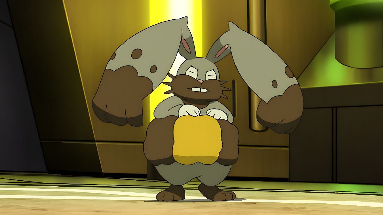 Diggersby as it appears in the anime (Image via The Pokemon Company)