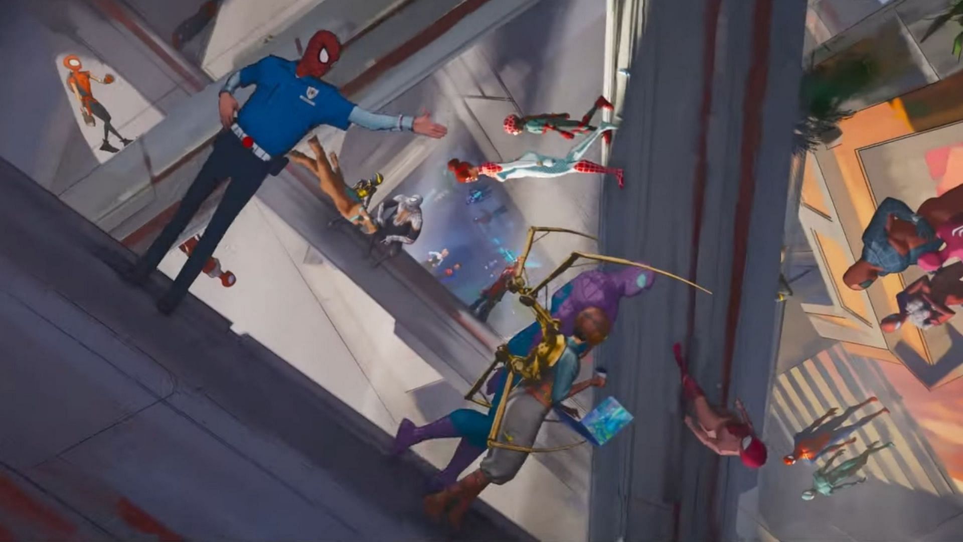 The Spider-Verse in Spider-Man: Across the Spider-Verse (image via Sony Pictures Entertainment)
