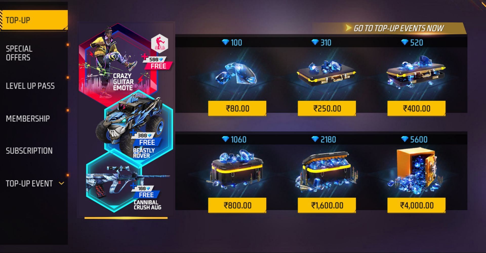 Complete the purchase using the required payment method (Image via Garena)