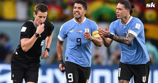 "Why always against Uruguay" - Luis Suarez goes on a furious rant and blasts referee for not awarding 2 penalties against Ghana