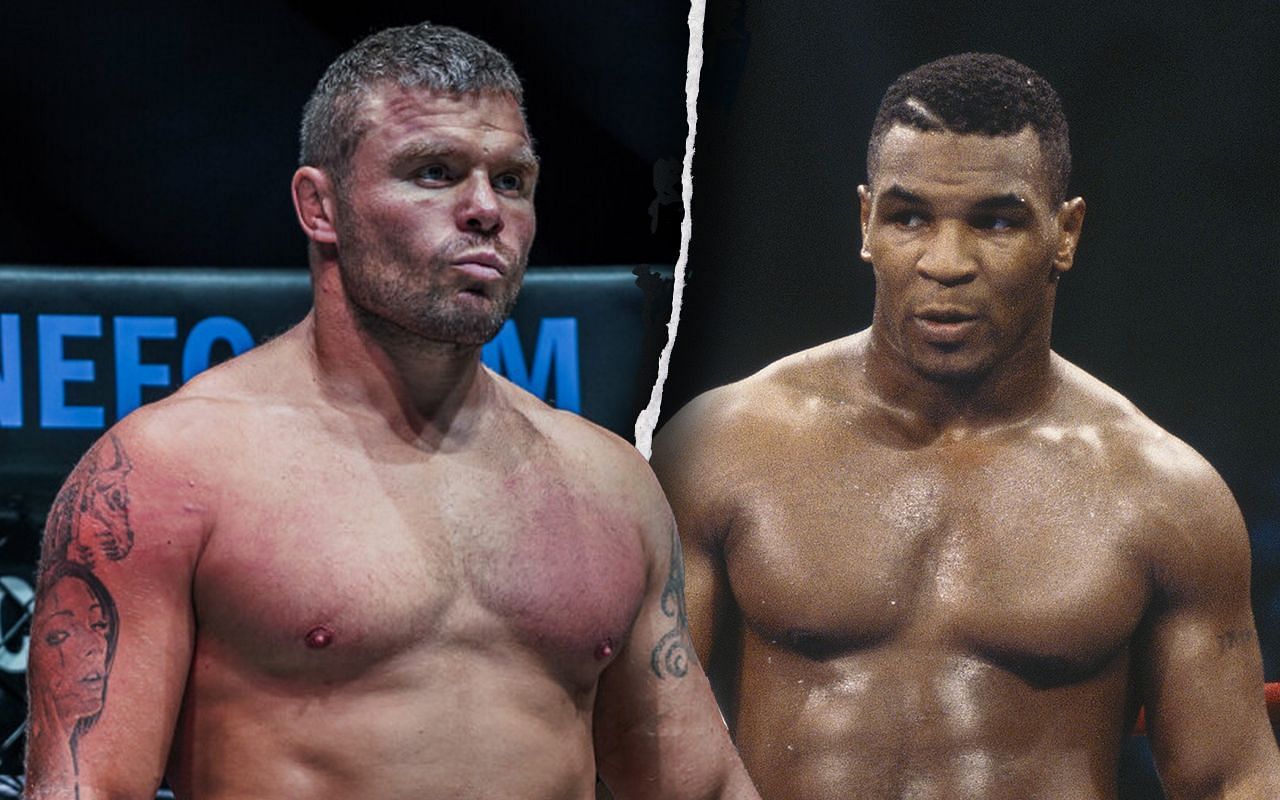 Anatoly Malykhin (Left) was compared to Mike Tyson (Right) by ONE