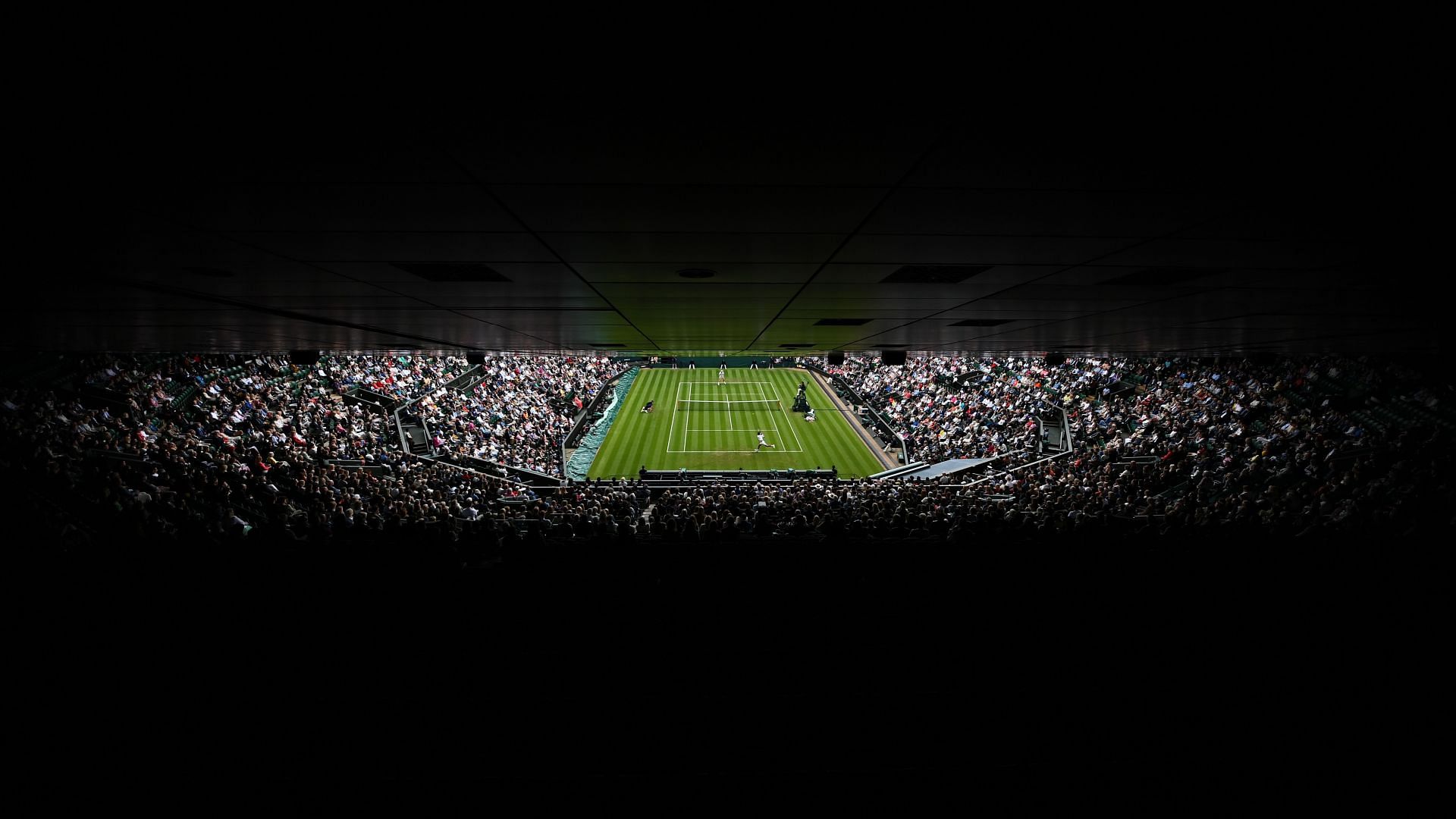 A general view of the Wimbledon centre court.