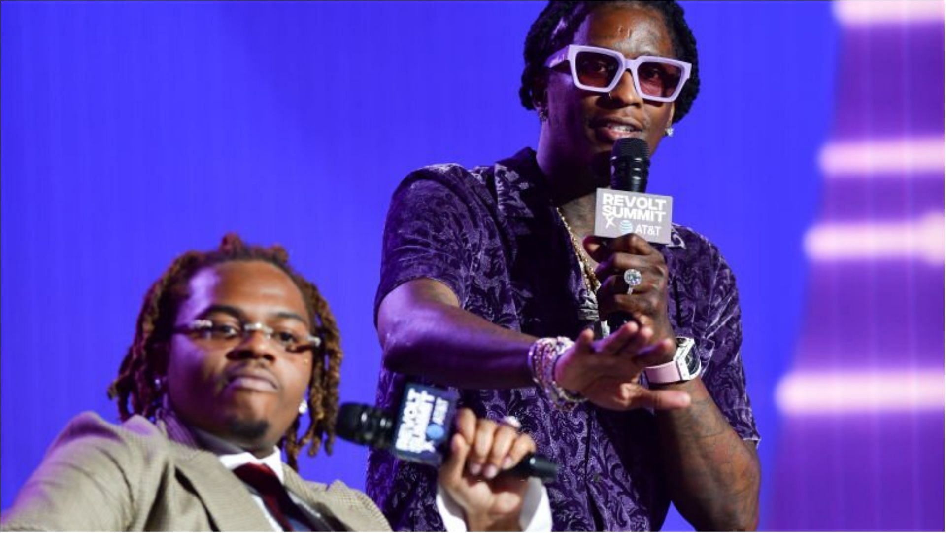 Young Thug and Gunna were among the accused (Image via Prince Williams/Getty Images)