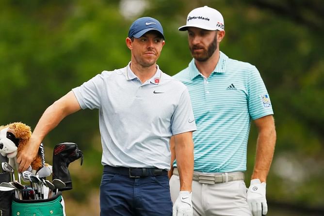 “He’s fit but he’s not super tall” – Dustin Johnson when he watched Rory McIlroy’s drive