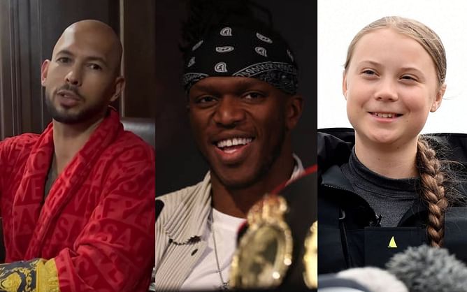 KSI weighs in on Greta Thunberg trolling Andrew Tate following his arrest
