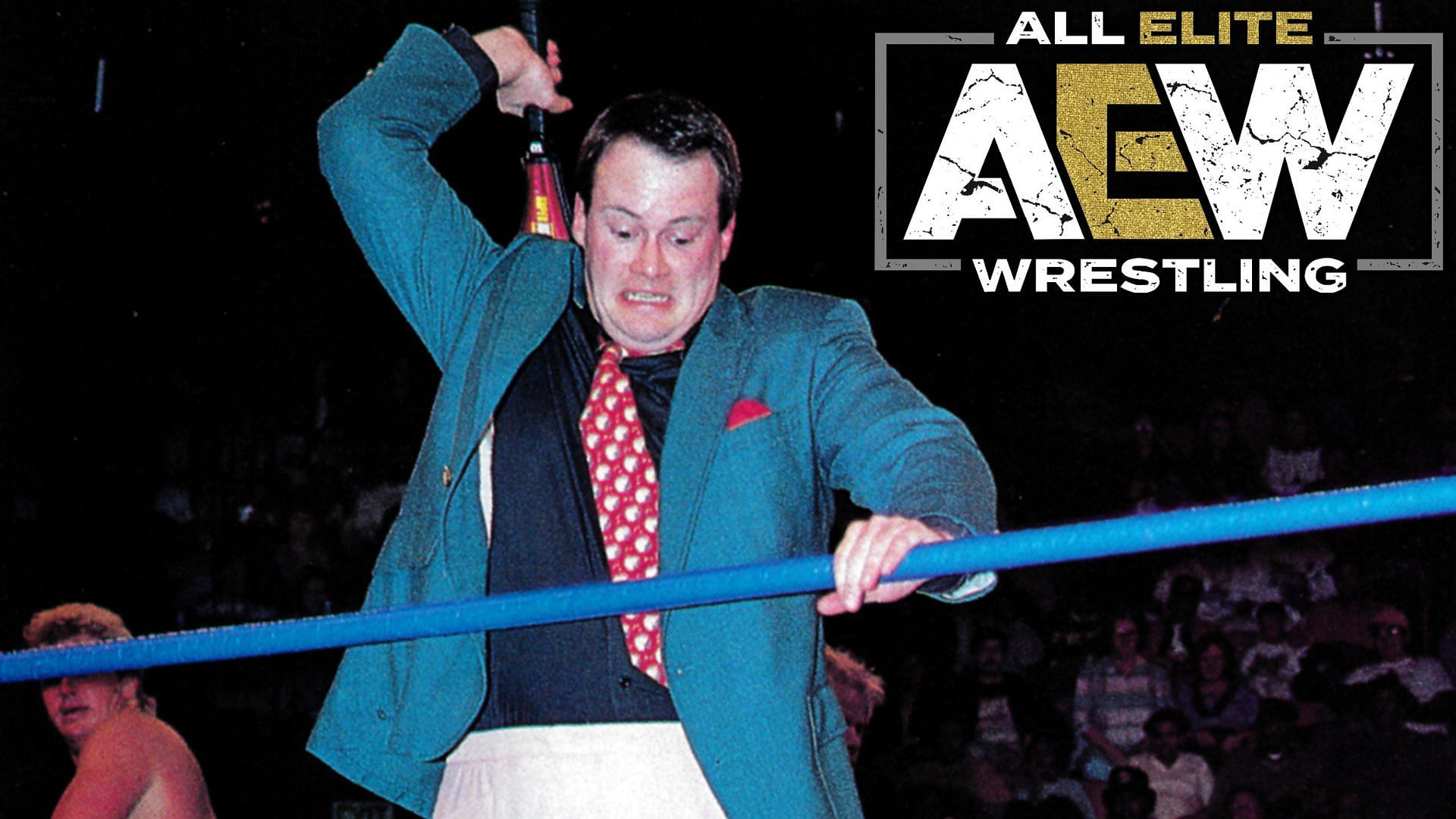 Jim Cornette during his early years as a wrestling manager.