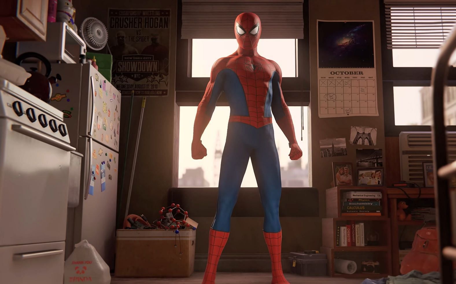SpiderMan plays Roblox on the Ps4 