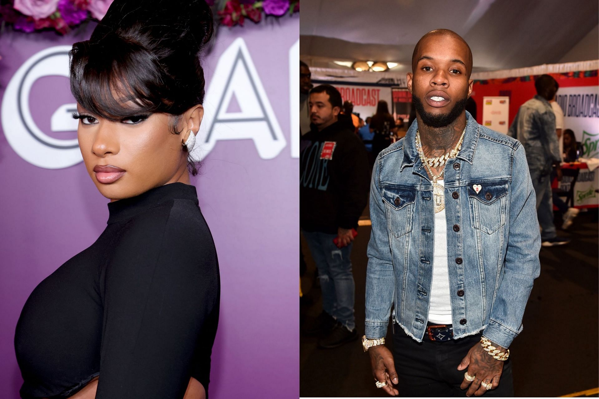No DNA of Tory Lanez found on gun magazine in Megan Thee Stallion shooting (Images via Getty Images)